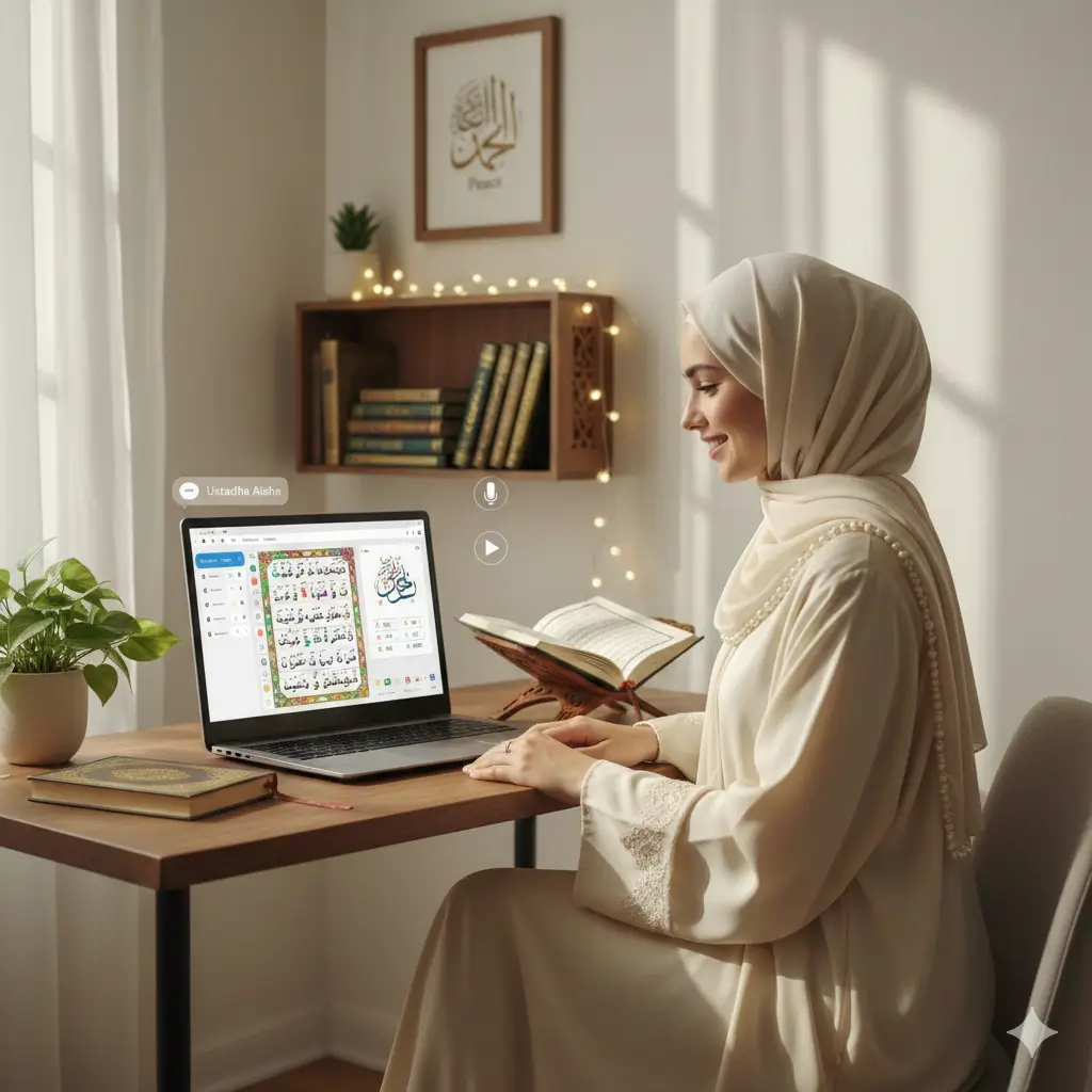 Online Quran Learning for Reverts