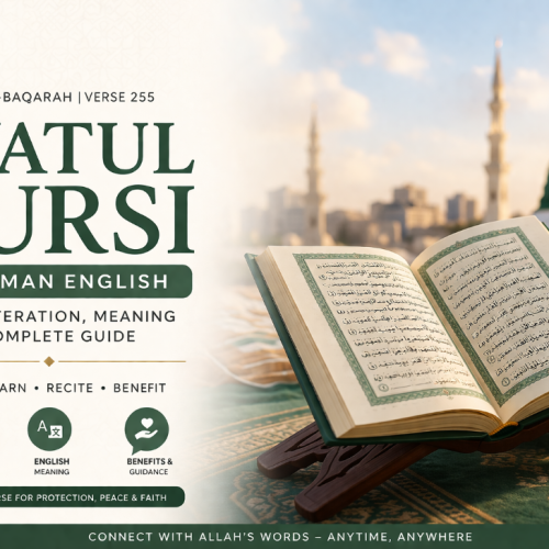 Ayatul Kursi in Roman English (Transliteration, Meaning & Guide)